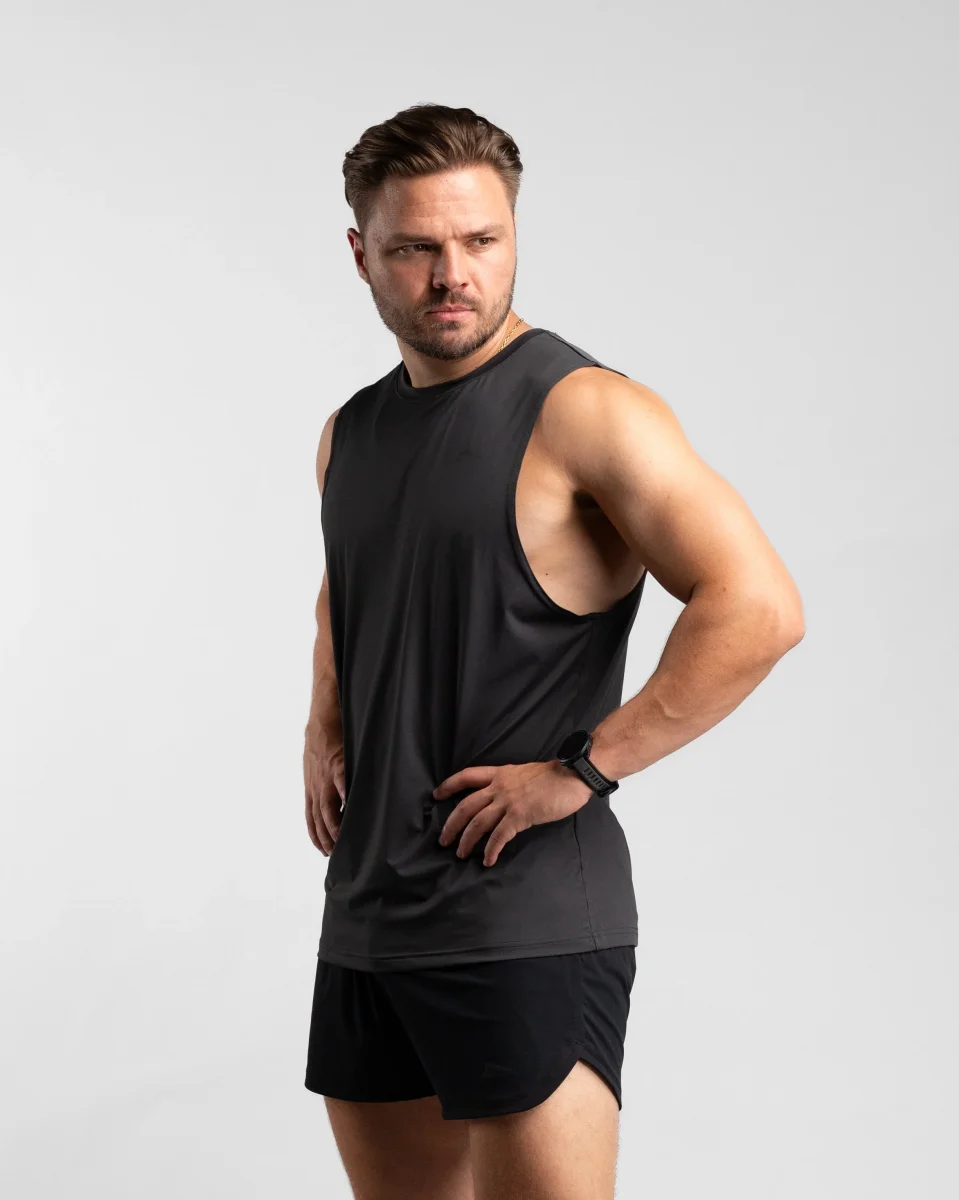 Core Performance Tanktop (Graphite/Black) – Bild 8